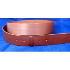 Plain Leather Belt With No Design. Dark Brown 42"(108cm).